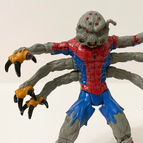 Vintage 1995 Manspider Spiderman Action Figure Marvel Toy Incomplete - Picture 4 of 16